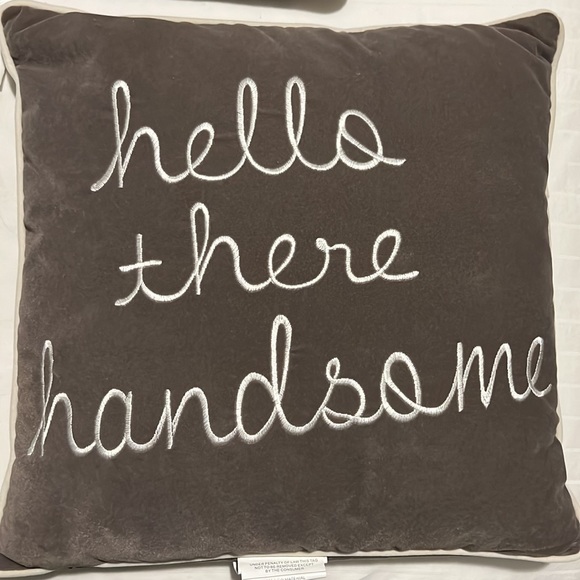 3 pc set Grey Velvet Accent Pillows - Picture 2 of 3